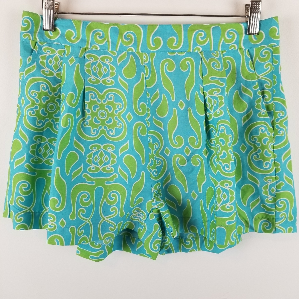 NWT Buckhead Betties Blue/Green Shorts